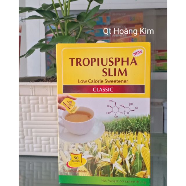 Đường bắp Tropiuspha Slim hộp 50 gói