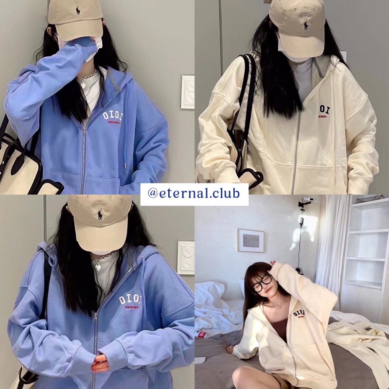Áo hoodie zip brand Hàn OIOI