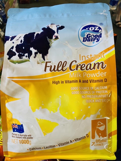 Sữa tươi nguyên kem Oz Good Dairy Instand Full Cream Milk Power - Australia ) 1 kg