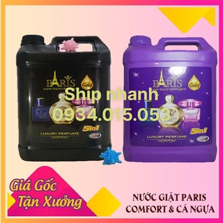 Nước giặt xã Paris hương nước hoa thơm dịu mát can 5L