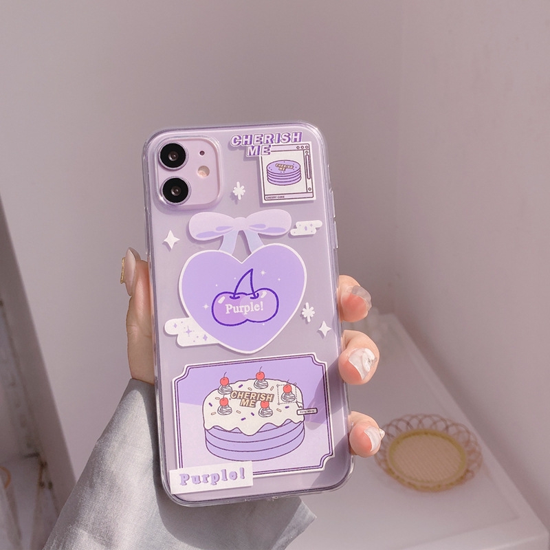 Ốp điện thoại TPU mềm chống sốc hoạt hình cho IPhone 11 Pro Max X XS XR XSMAX 7 8 Plus | BigBuy360 - bigbuy360.vn