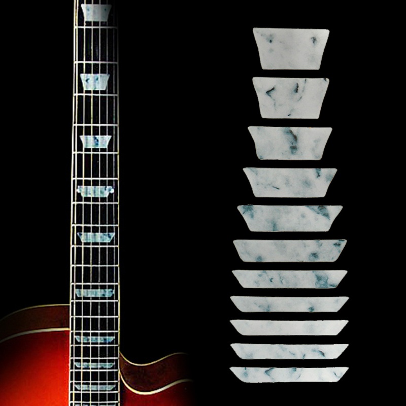 Miếng Dán Hình Thang Mỏng Trang Trí Đàn Guitar Điện / Guitar Bass