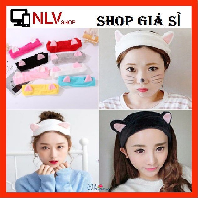 NlvShop2016 - Băng đô Turban Hình Tai mèo siêu Hot