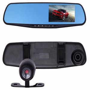 Camera Hành Trình Ô Tô Dạng Gương Chiếu Hậu -2.7 inch HD 1080P Car Black Box DVR with G-sensor Motion dection - BBL01