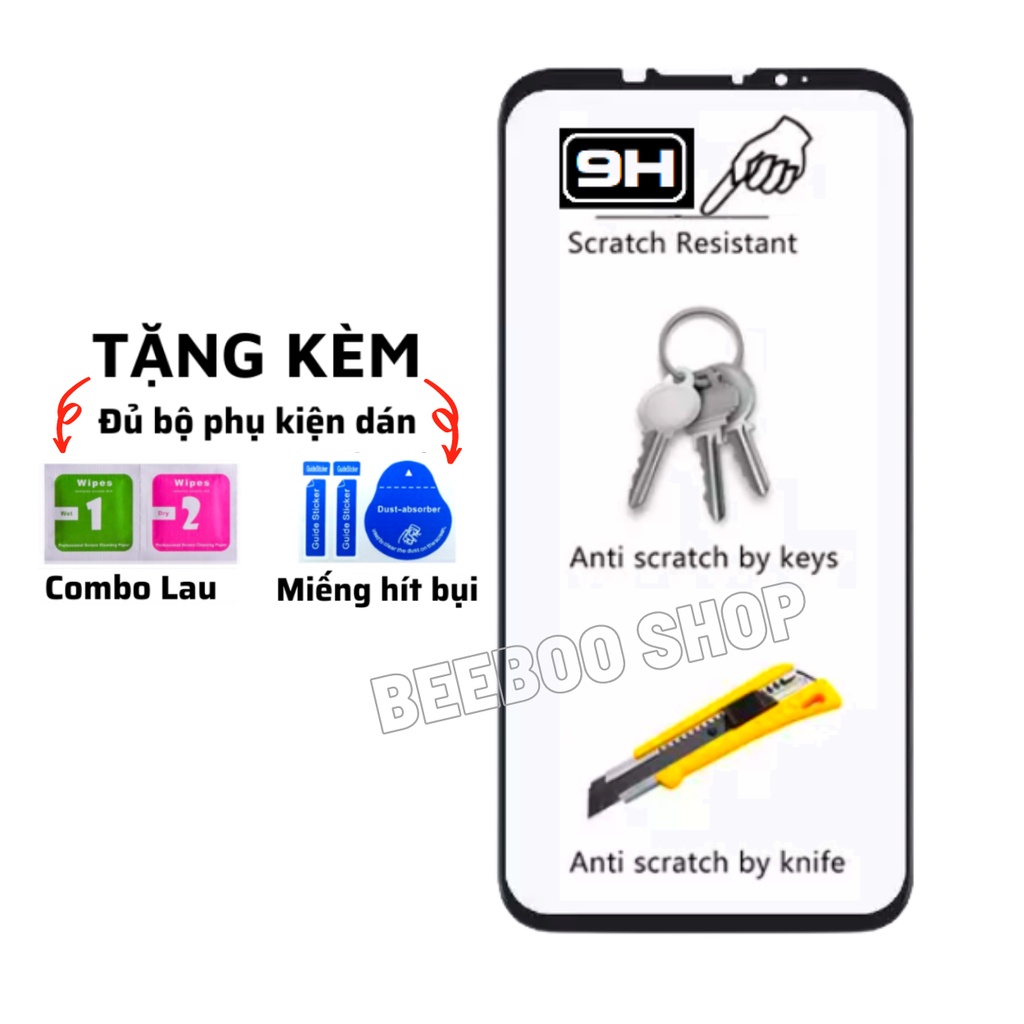 Kính cường lực Vsmart Live - [Freeship 50k] - Cao Cấp - Full màn hình - Độ cứng 11H