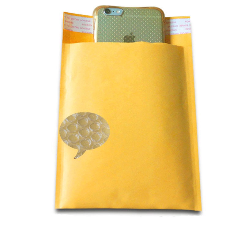 Túi bong bóng hai lớp chống va đập dùng để đóng gói đồ đạc dạng phong bì tiện dụng