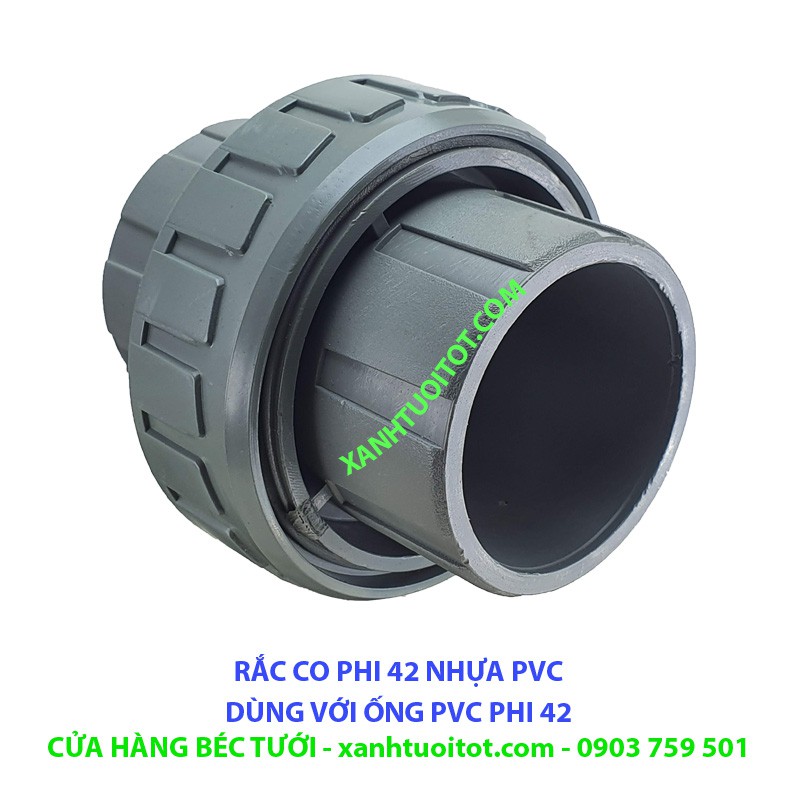 Bộ 10 cái RẮC CO PHI 42 NHỰA PVC