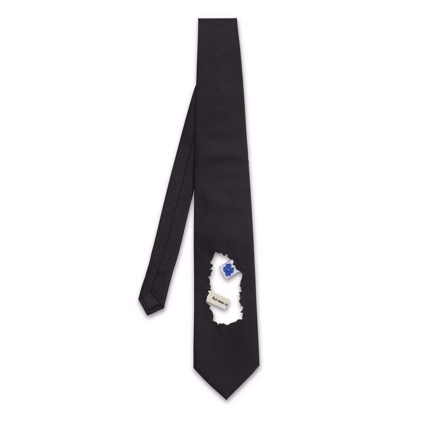 Cà vạt Ader Error cinder hole tie ss21