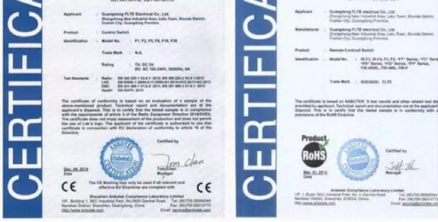 Điều khiển quạt trần, đèn