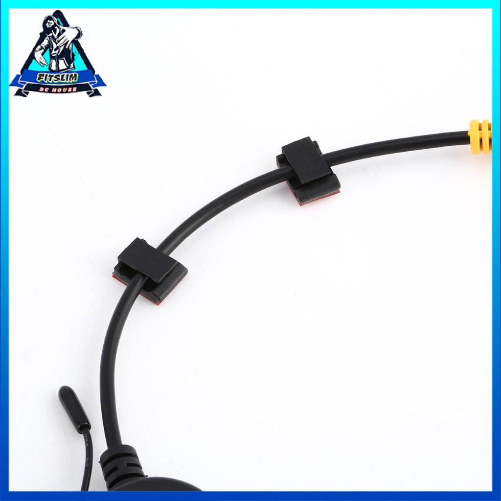 Set 100 Kẹp Giữ Dây Cáp Gắn Xe Hơi Tiện Dụng Giá Đỡ