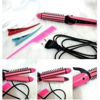 Máy làm tóc 3in 1 :là ,uốn ,dập xù