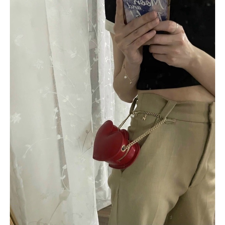 TÚI CHARLES & KEITH trai tim siêu cưng