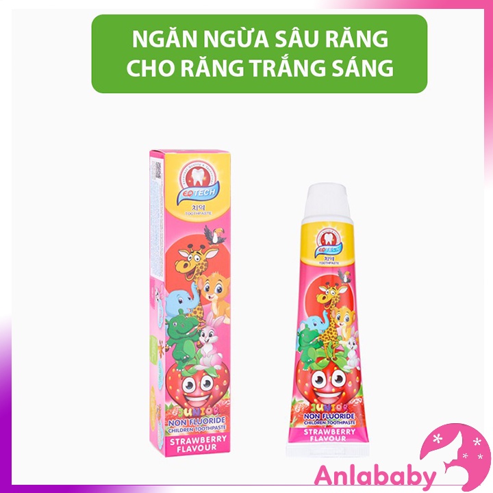  Kem đánh răng trẻ em EQ TECH JUNIOR 75g dạng gel trong suốt Hàn Quốc