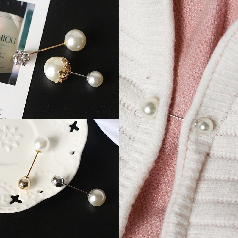 Set 7 Cài Áo Hạt Trai Sang Trọng