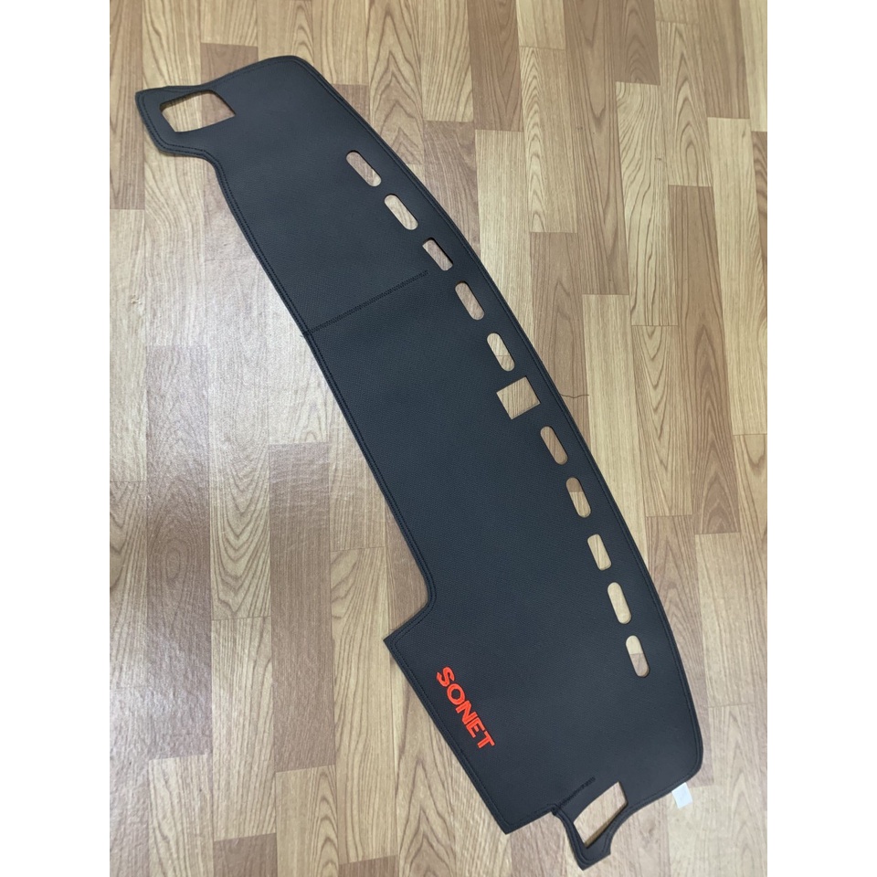 Thảm Taplo Kia Sonet Da Vân Cacbon, Hàng Loại 1, Chống Nóng, Chống trầy xước cho taplo xe!!!!