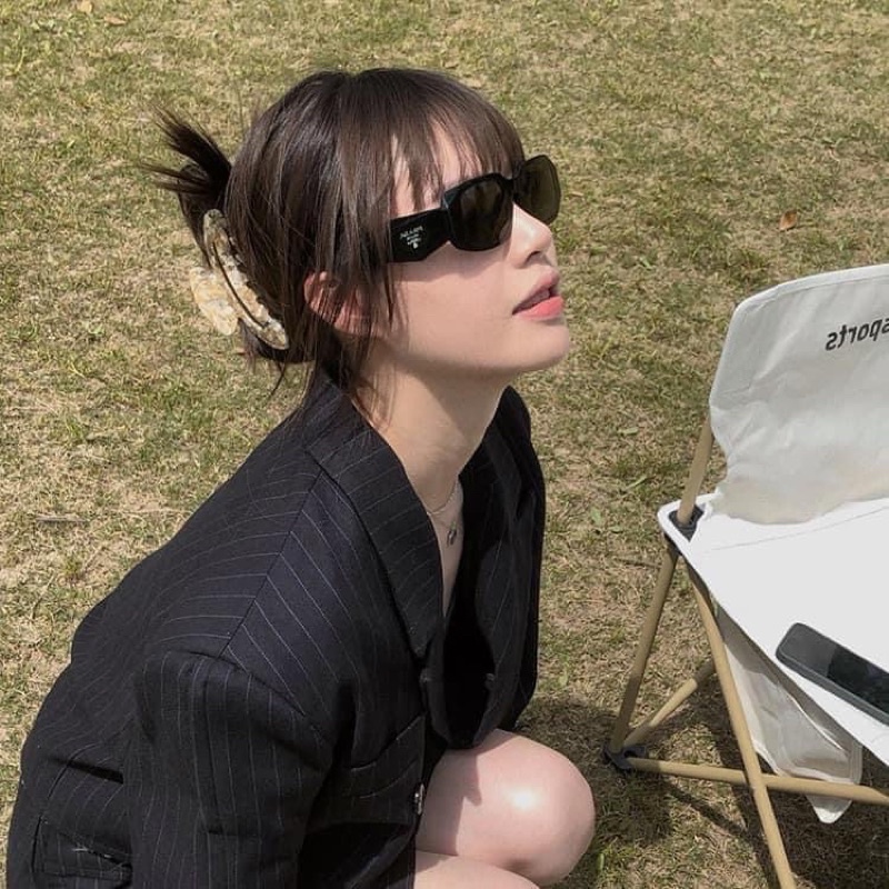 Kính mát pra trắng đen fullbox