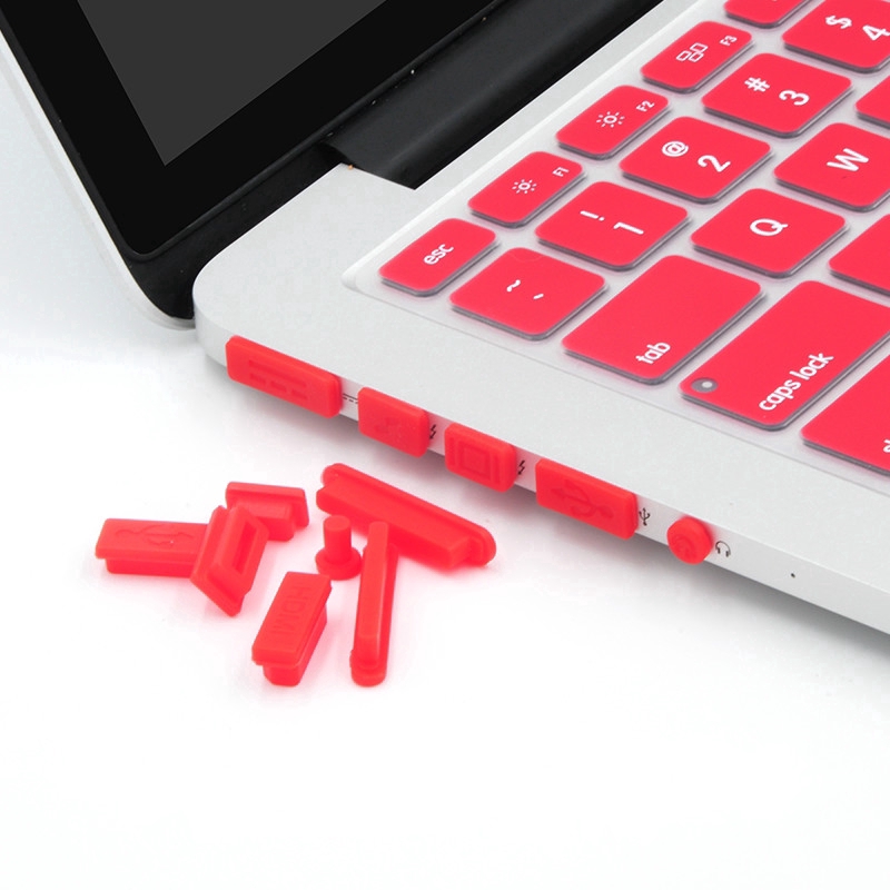 Set 9 nút chống bụi bằng silicon dành cho Laptop Notebook Macbook