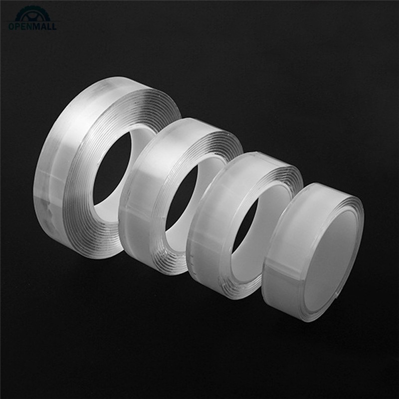 Cuộn Băng Dính Nano 1/2/3/5m Dán Đồ Lên Tường Có Thể Dùng Nhiều Lần Tiện Dụng