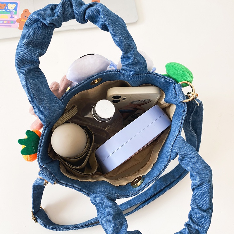 Túi đeo vai YADOU trang trí mặt cười hoạt hình xinh xắn dành cho nữ