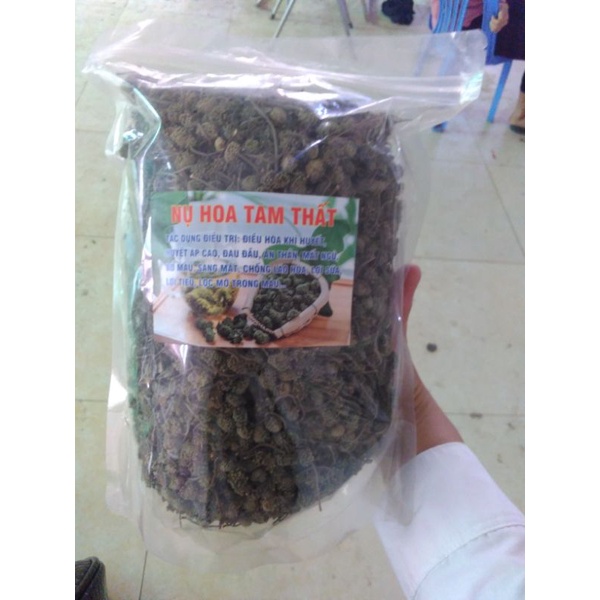 Nụ hoa tam thất bắc Hà Giang giá sỉ cực sốc (loại 1, nụ to, cuống nhỏ) 500g