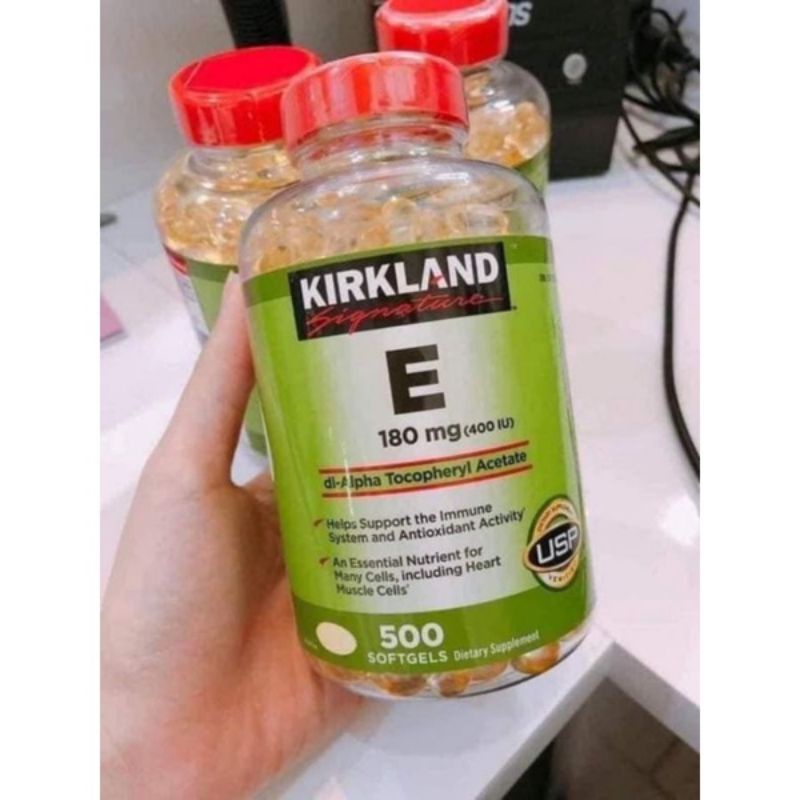 Vitamin E 400 IU Kirkland 500 Viên Của Mỹ