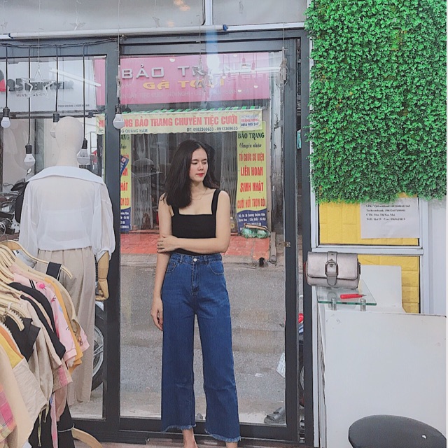 Áo hai dây bản to