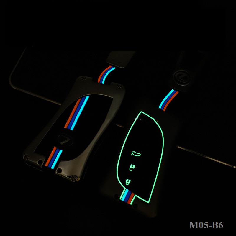 Ốp chìa khoá xe hơi, Bọc chìa smartkey ô tô Lexus LC500, LS500, ES350, LS500 - M05-B6