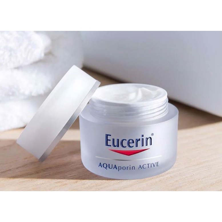 Kem Dưỡng Ẩm Cho Da Thường Đến Da Hỗn Hợp Eucerin Sensitive Skin Aquaporin Active Cream 50ml