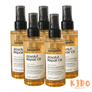 Tinh dầu chăm sóc tóc hư tổn loreal serie expert absolut repair oil 30ml / 90ml | dầu dưỡng tóc