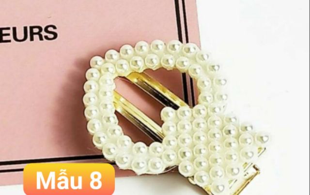 Kẹp tóc mạ vàng rất nhiều kiểu. Kẹp tóc nữ thời trang mới. Kẹp tóc hạt châu