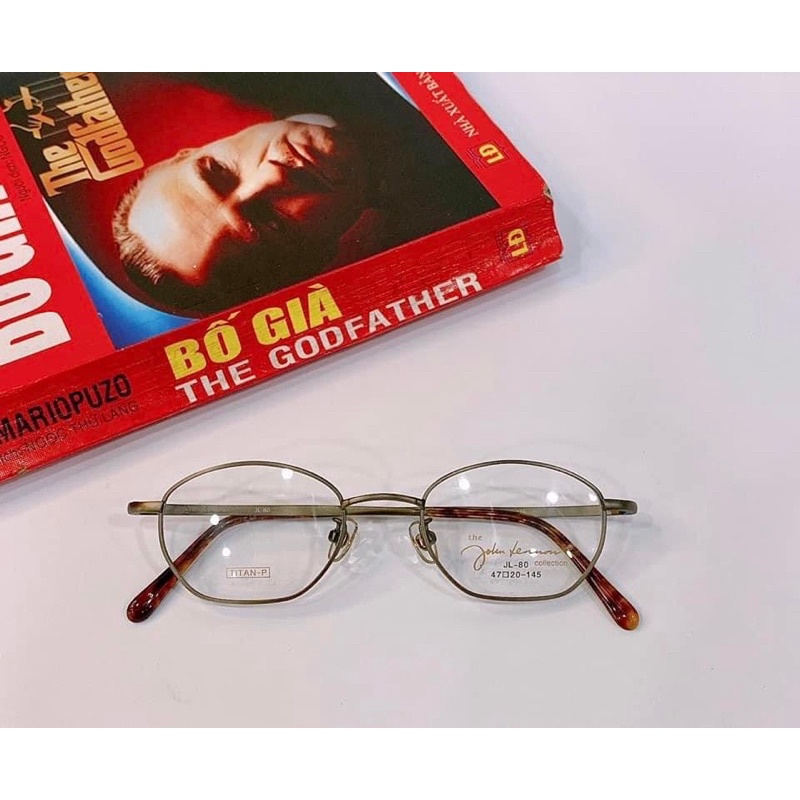 Gọng kính hàng hiệu 𝒱𝒾𝓃𝓉𝒶𝑔𝑒 JOHN LENNON ( JL - 80 ) 𝐓𝐈𝐓𝐀𝐍 - 𝐏