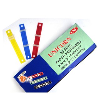 Nẹp giấy Acco nhựa UNC ( Hộp 50 Cái)