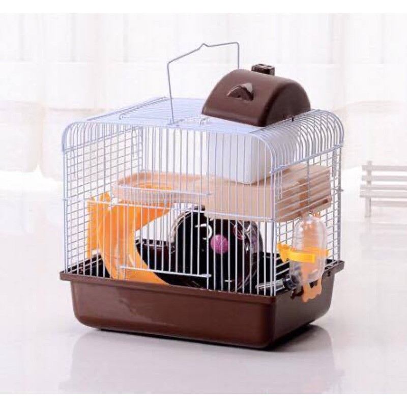 LỒNG NUÔI HAMSTER 2 TẦNG SIZE 28 X 21 X 30