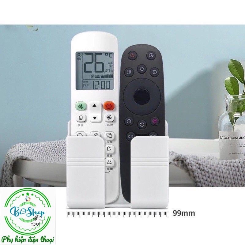 Kệ Dán Tường Để Điện Thoại, Remote - Giá Đỡ Sạc Điện Thoại Thông Minh Đa Năng Tiện Lợi