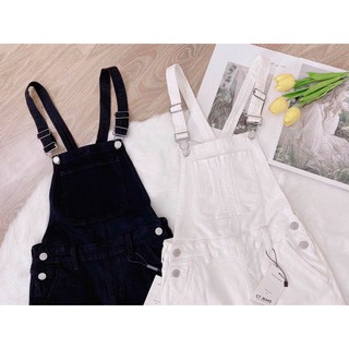 Quần yếm jeans nữ dáng dài 