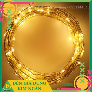Dây đèn led đom đóm trang trí 5m/10m ánh sáng vàng
