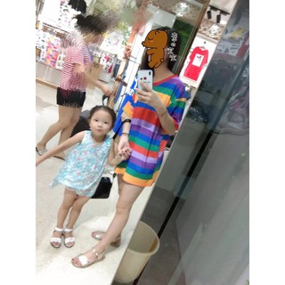 Áo phông cầu vồng ulzzang 002