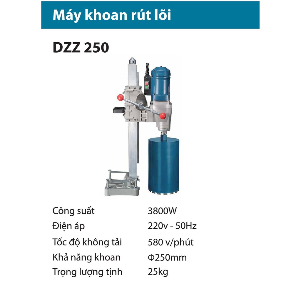Máy Khoan Rút Lõi Dongcheng DZZ250 (3800W)