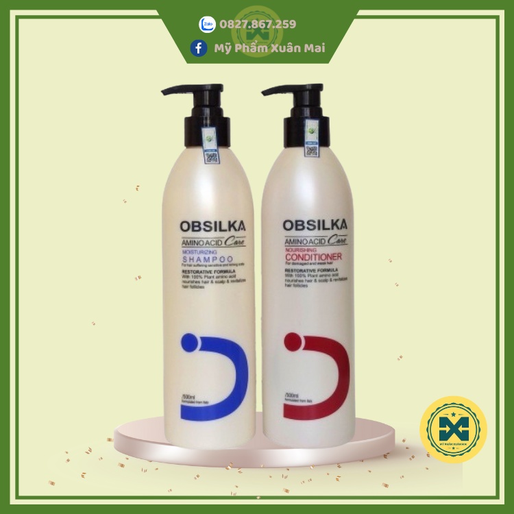 Lẻ Gội Hoặc Xả OBSILKA 750ml ( hairshop259 )