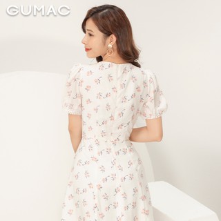 Đầm hoa tay đăng ten DA982 GUMAC
