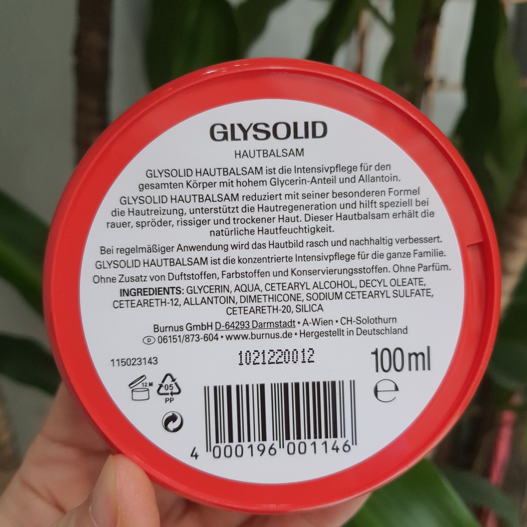 KEM DƯỠNG ẨM CHỐNG NẺ GLYSOLID HAUTBALSAM | BigBuy360 - bigbuy360.vn