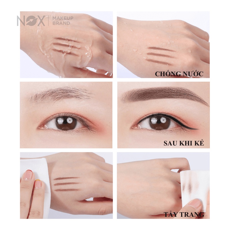 Chì Kẻ Mày Kiêm Kẻ Mắt NOX Hai Đầu Chống Thấm Nước Lâu Trôi 0.3g | BigBuy360 - bigbuy360.vn