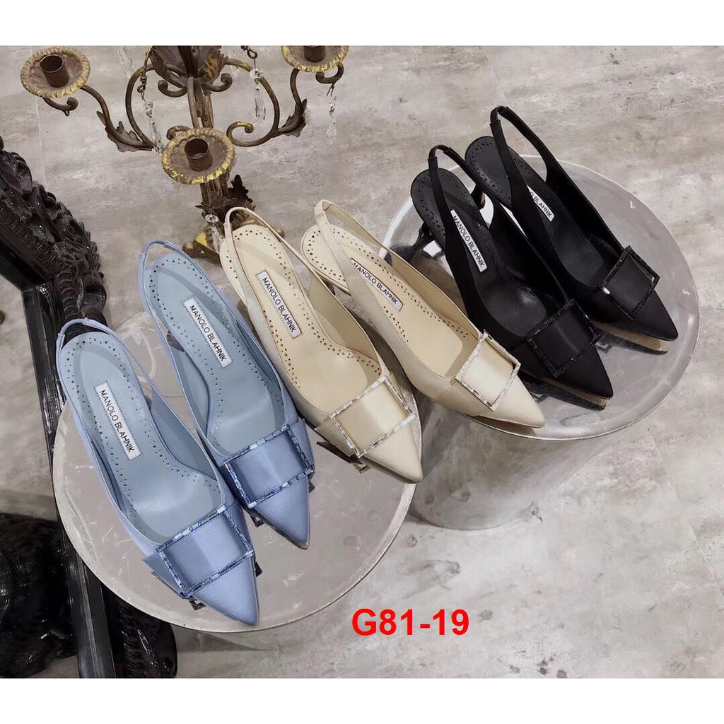 G81-19 Manolo Blahnik sandal cao 5cm siêu cấp