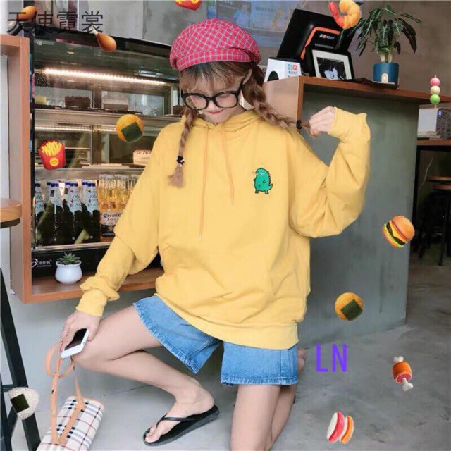 bst Áo hodie khủng long nhỏ L&amp;N 5508 03