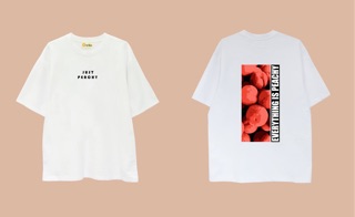 Áo thun tay lỡ - PEACH TEE