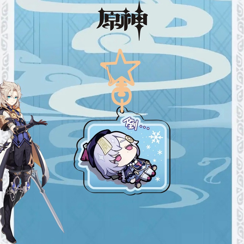 Móc Chìa Khóa Mặt Hình Nhân Vật Anime Bằng Acrylic Tiện Dụng