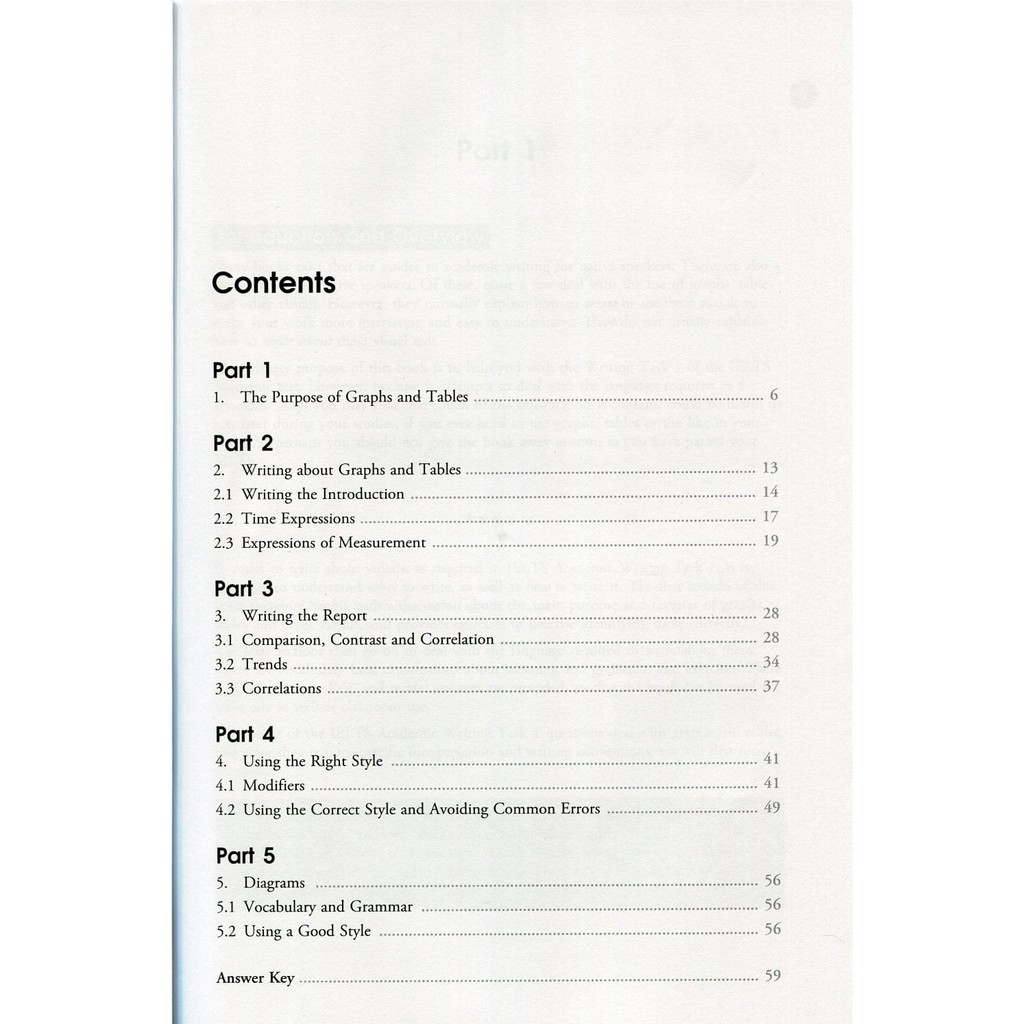 Sách-Visuals writing about graphs,tables and diagrams