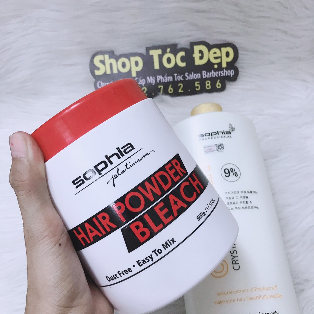 Bột tẩy rửa màu tóc hair sophia powder bleach 500gr