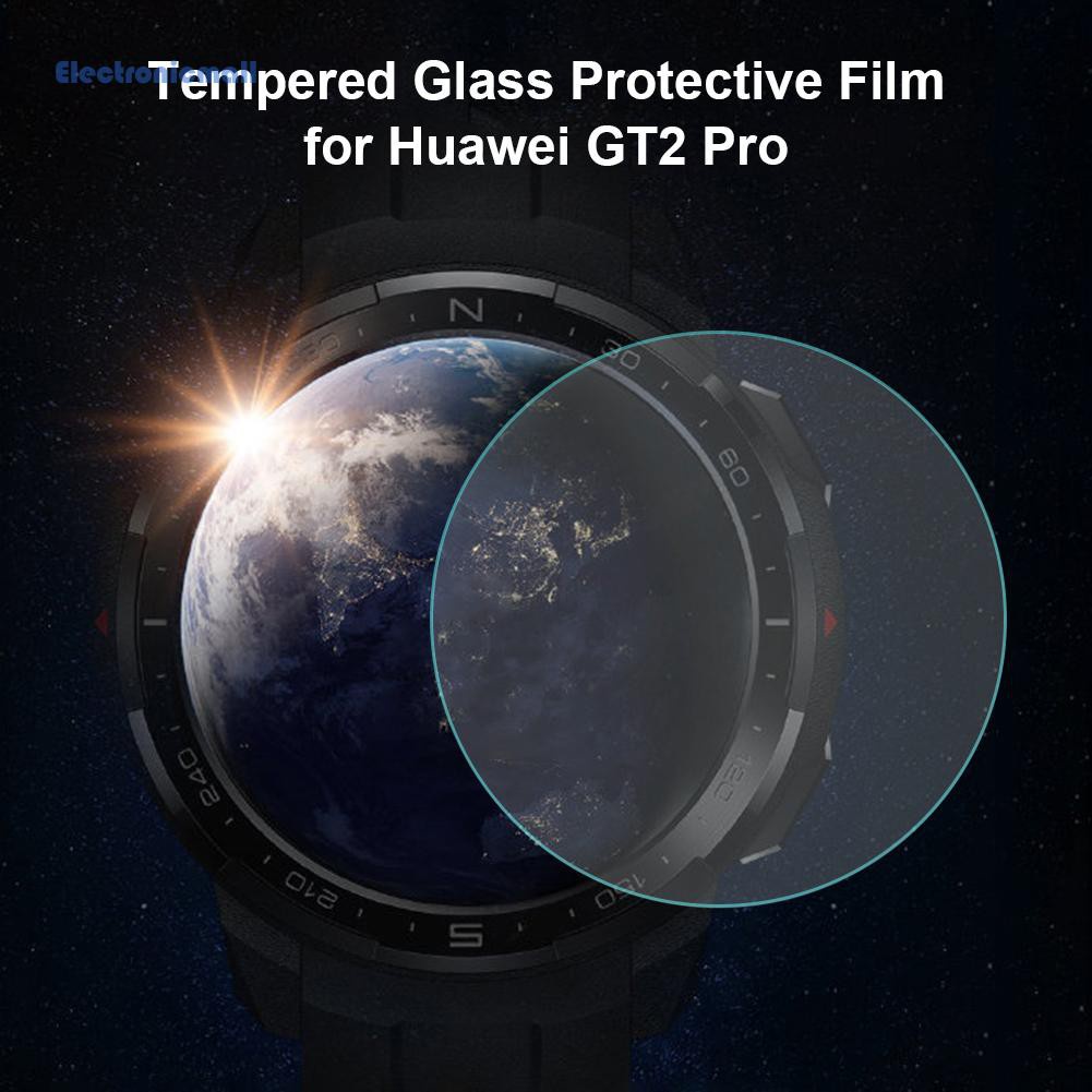 Set 2 Kính Cường Lực Bảo Vệ Màn Hình Điện Tử Chống Trầy Cho Đồng Hồ Huawei Watch Gt 2 Pro Kèm Phụ Kiện
