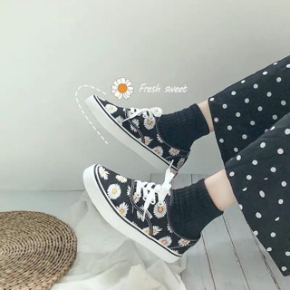 [Có Sẵ] Vans hoa cúc